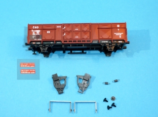 stavebnice vozu Vsr 4-06663 - ČSD - H0 1:87