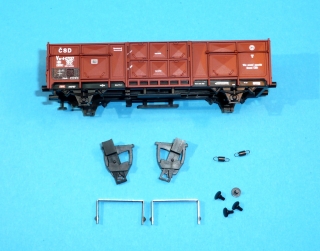 stavebnice vozu Vsr 4-07137 - ČSD - H0 1:87
